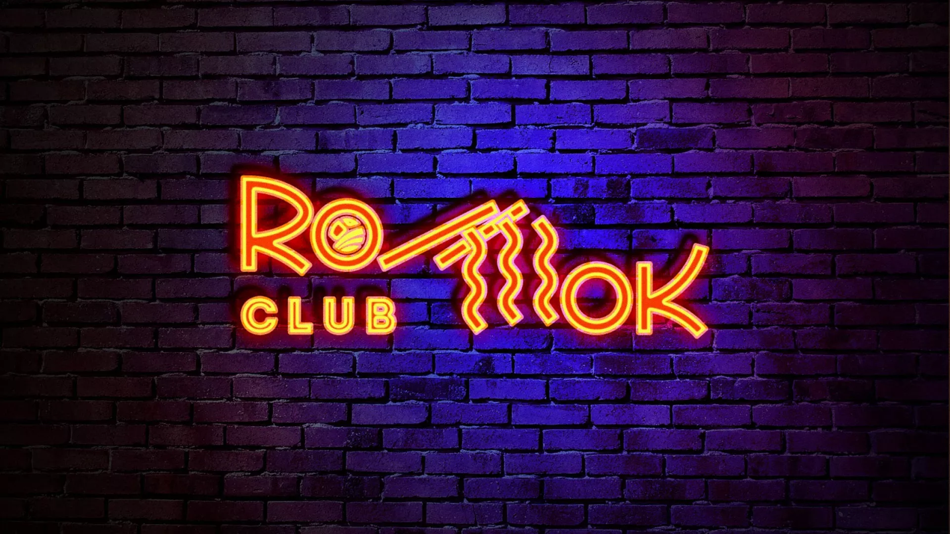 Разработка интерьерной вывески суши-бара «Roll Wok Club» в Спасске
